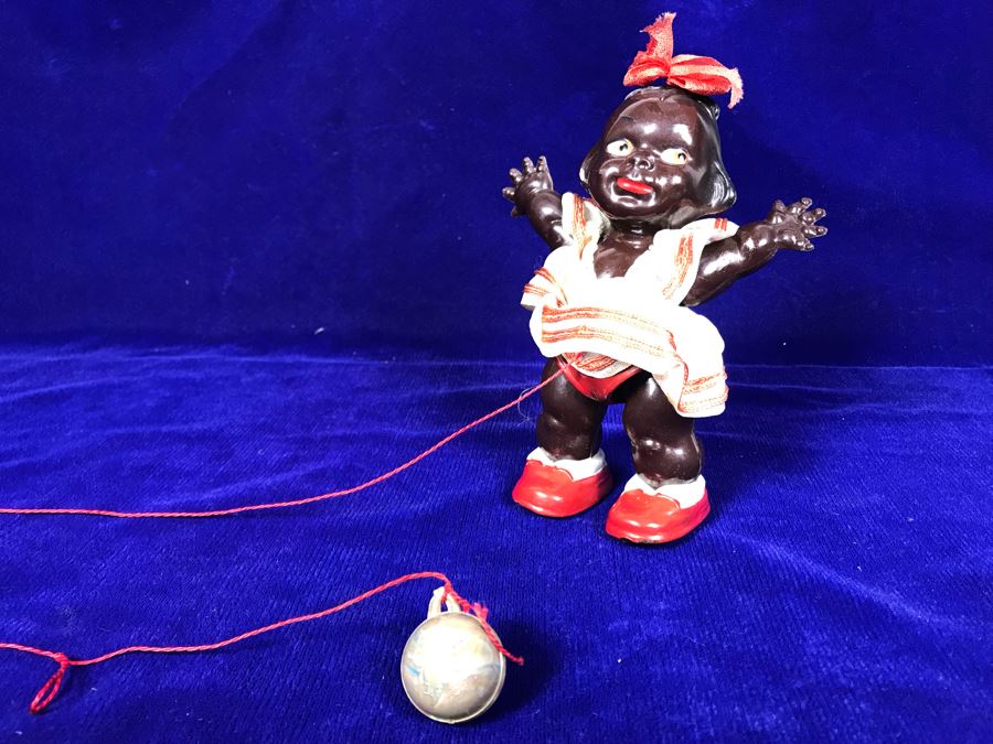 Rare Edi Germany Ramp Walker Doll With Original Ball And String [Photo 3]