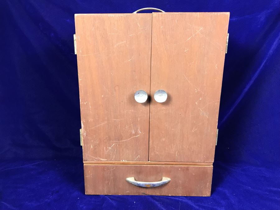 JUST ADDED - Vintage Barbie, Ken And Midge Dolls, Barbie Doll Clothing, Accessories, (3) 1961 Barbie And Ken Mattel Product Catalogs And Wooden Doll Case [Photo 28]