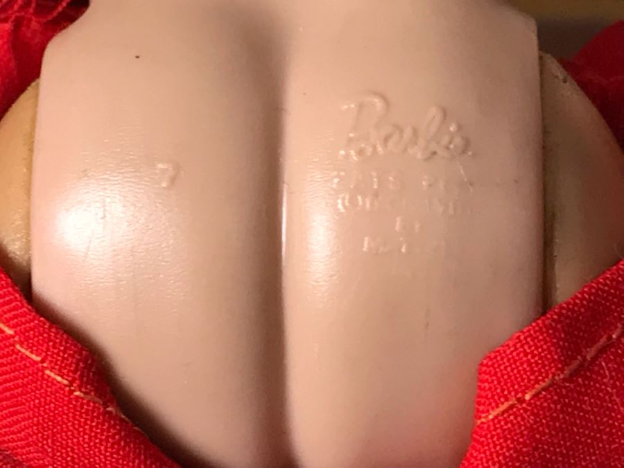 JUST ADDED - Vintage Barbie, Ken And Midge Dolls, Barbie Doll Clothing, Accessories, (3) 1961 Barbie And Ken Mattel Product Catalogs And Wooden Doll Case [Photo 16]