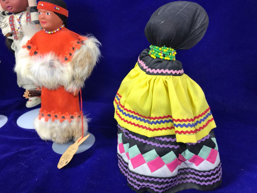 JUST ADDED - (4) Native American Dolls [Photo 8]