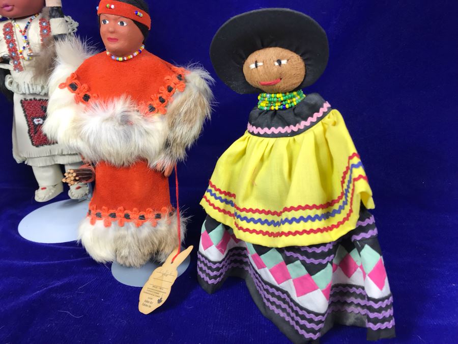 JUST ADDED - (4) Native American Dolls [Photo 6]