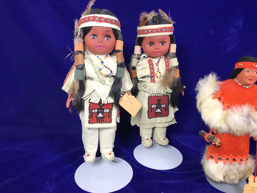 JUST ADDED - (4) Native American Dolls [Photo 10]