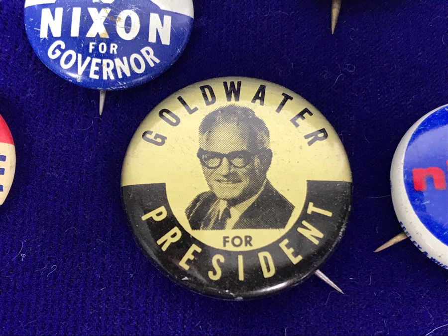 JUST ADDED - Vintage Political Button And Pin Collection [Photo 3]