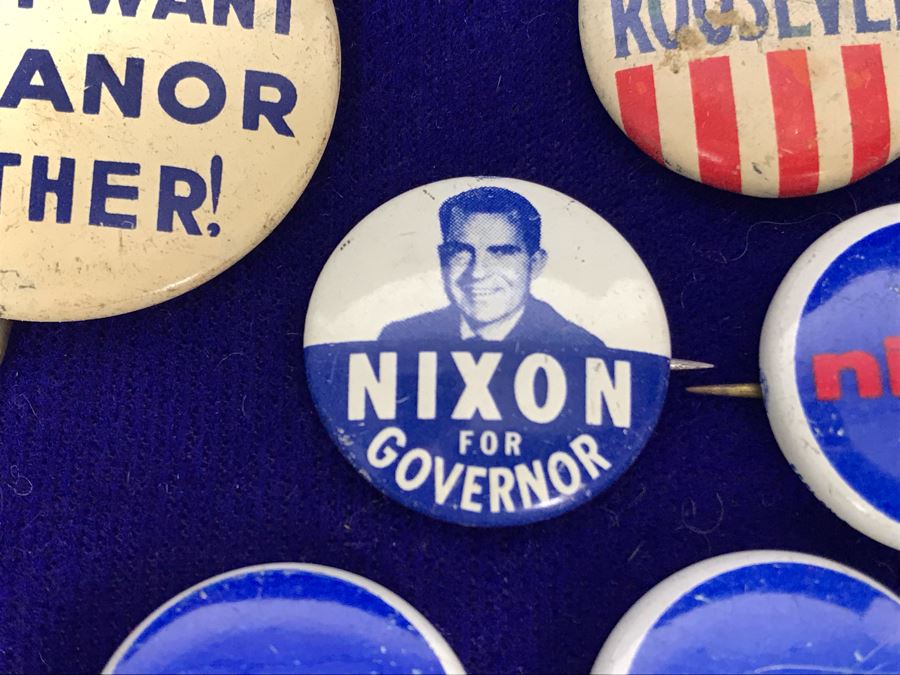 JUST ADDED - Vintage Political Button And Pin Collection [Photo 4]