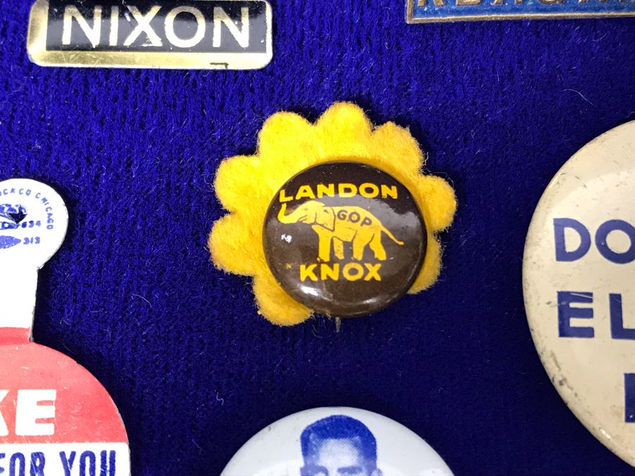 JUST ADDED - Vintage Political Button And Pin Collection [Photo 9]