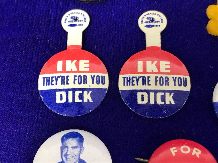 JUST ADDED - Vintage Political Button And Pin Collection [Photo 8]