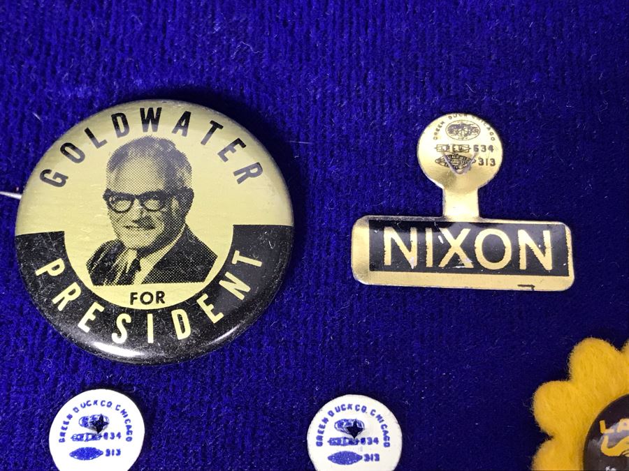 JUST ADDED - Vintage Political Button And Pin Collection [Photo 10]