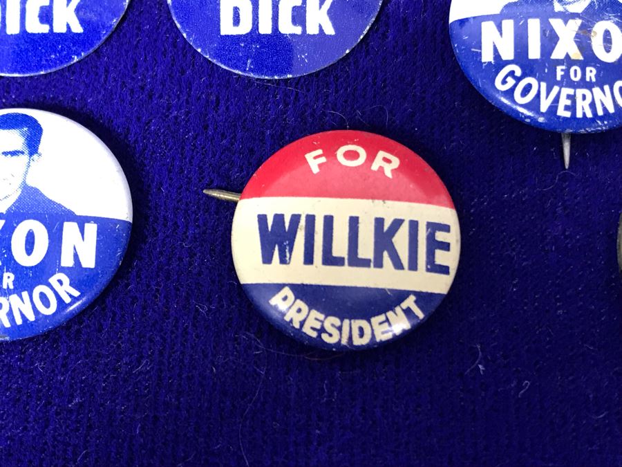 JUST ADDED - Vintage Political Button And Pin Collection [Photo 7]