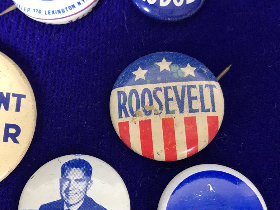 JUST ADDED - Vintage Political Button And Pin Collection [Photo 5]