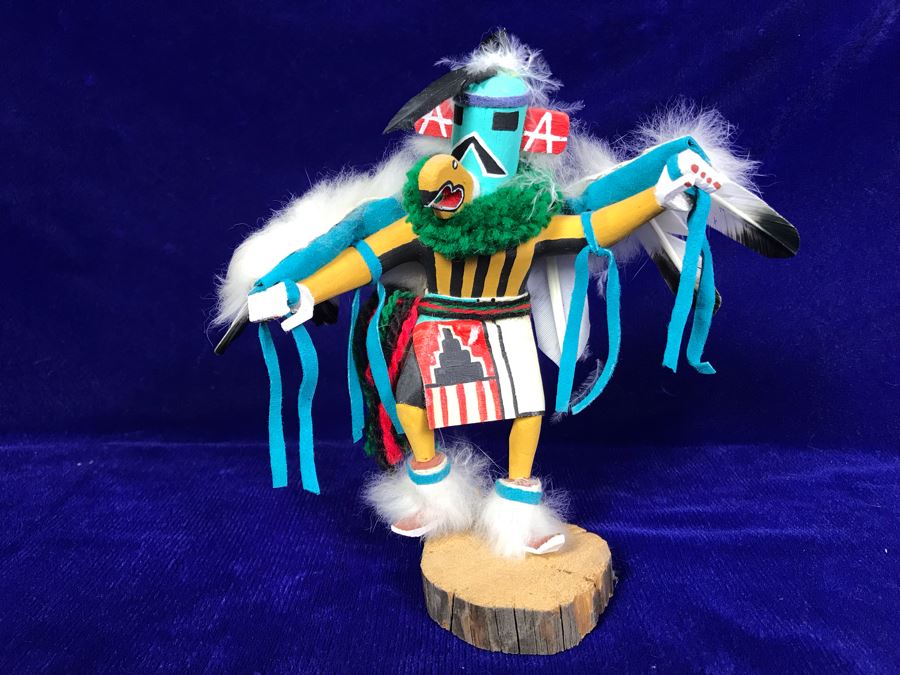 JUST ADDED - Native American Kachina Doll Eagle By Jay 7'H [Photo 2]