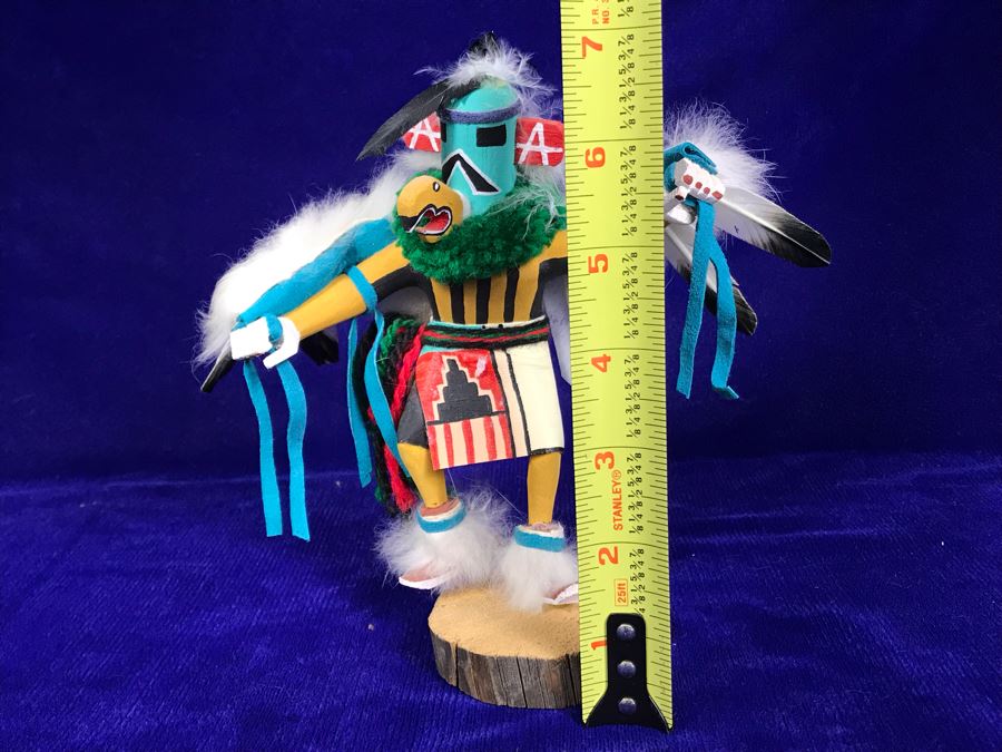 JUST ADDED - Native American Kachina Doll Eagle By Jay 7'H [Photo 6]