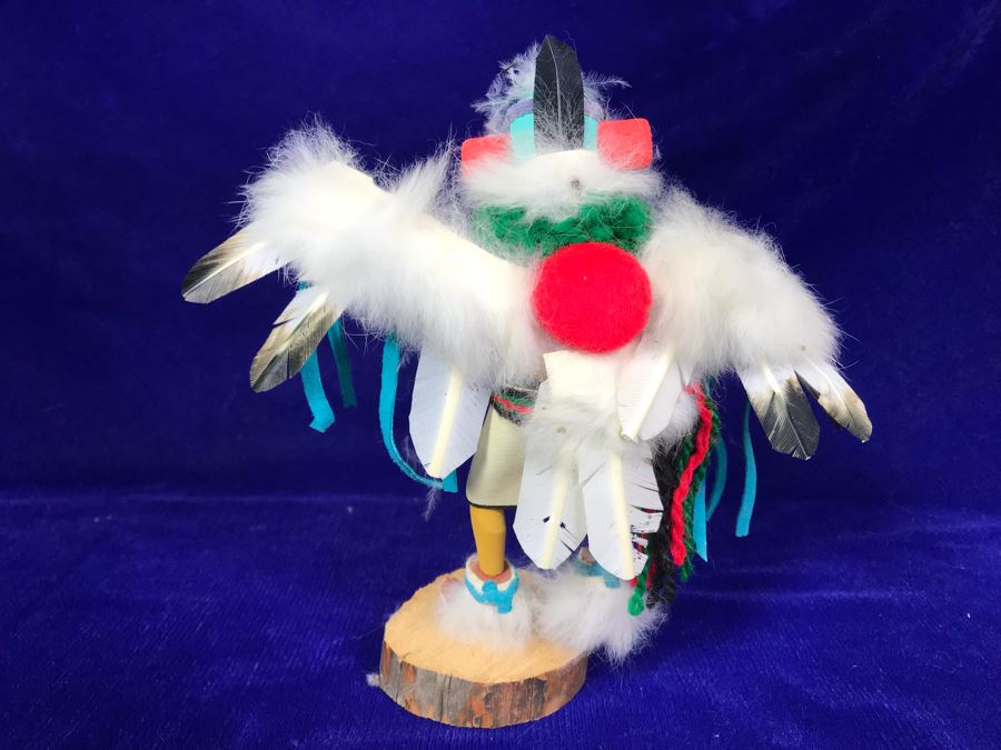 JUST ADDED - Native American Kachina Doll Eagle By Jay 7'H [Photo 4]