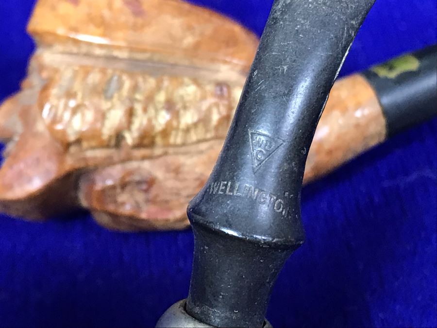 JUST ADDED - Baby Wellington Smoking Pipe And Carved Wooden Pipe Niagra Falls Canada [Photo 10]