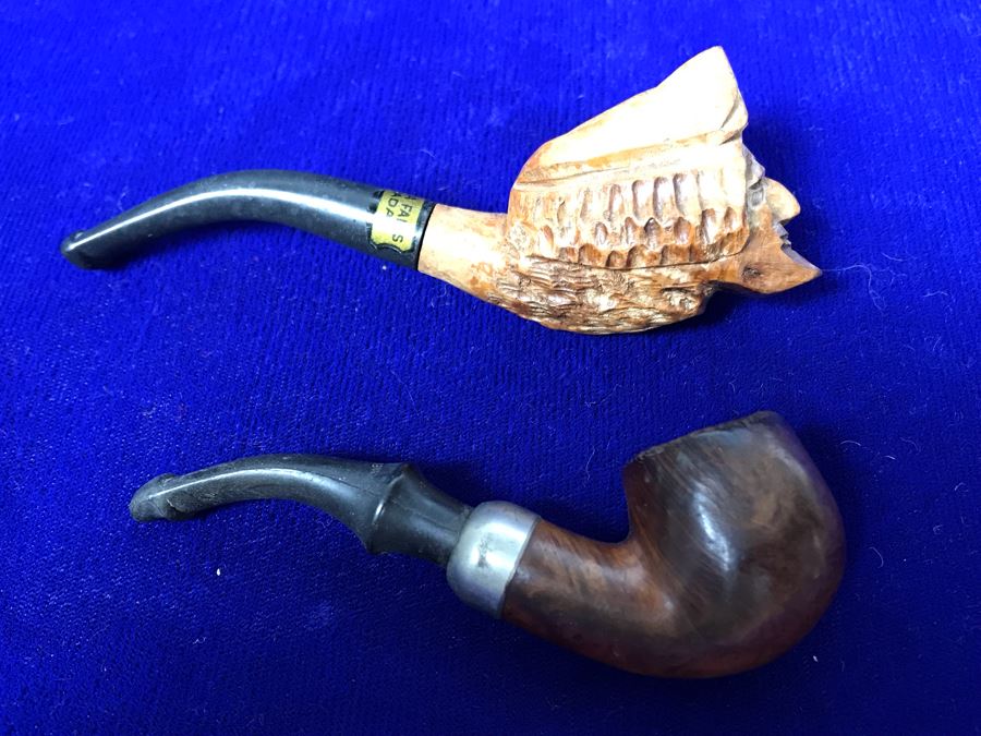 JUST ADDED - Baby Wellington Smoking Pipe And Carved Wooden Pipe Niagra Falls Canada [Photo 2]