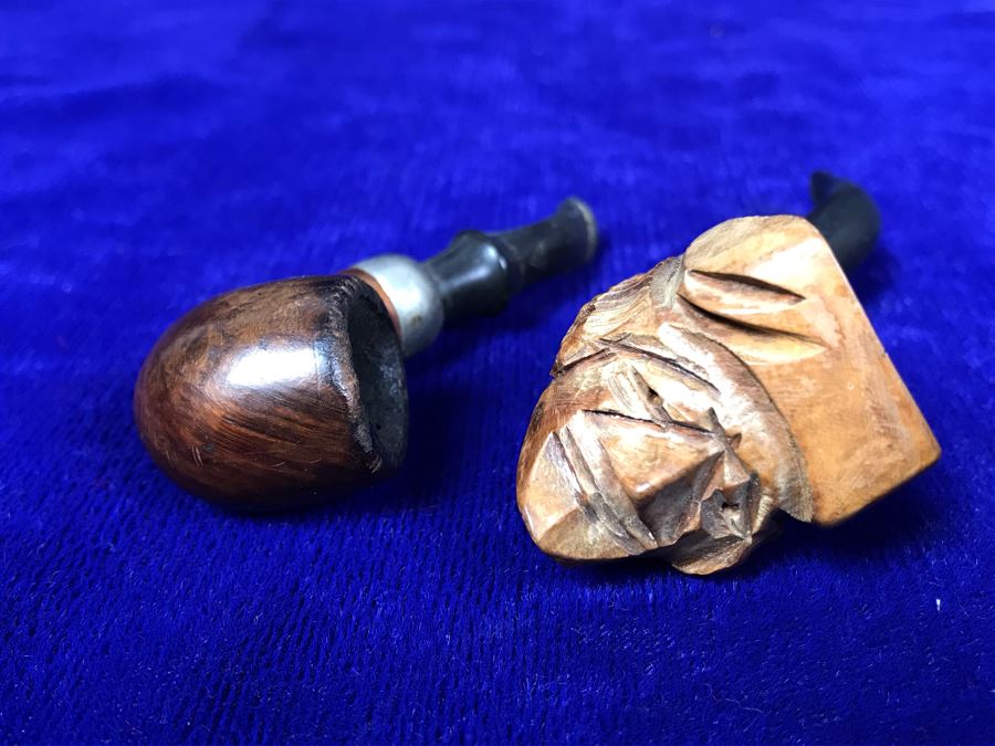 JUST ADDED - Baby Wellington Smoking Pipe And Carved Wooden Pipe Niagra Falls Canada [Photo 4]