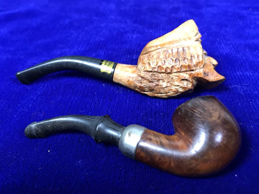 JUST ADDED - Baby Wellington Smoking Pipe And Carved Wooden Pipe Niagra Falls Canada [Photo 3]