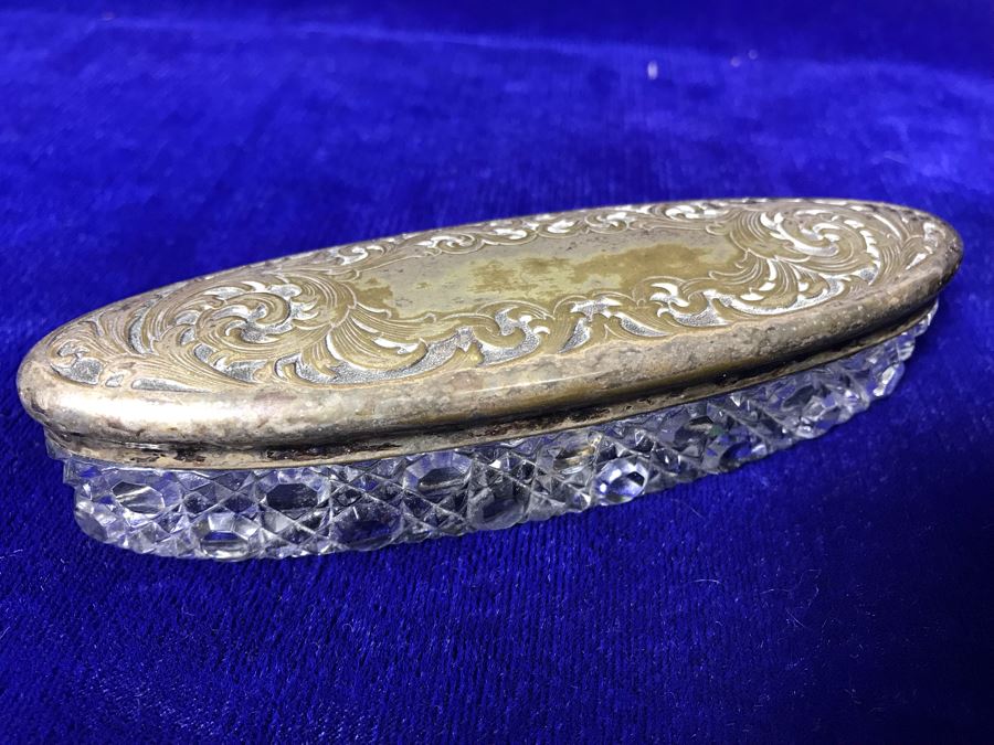 JUST ADDED - Pair Of Working Vintage Call Bells, Cast Iron Shoe Form And Crystal Trinket Box [Photo 9]