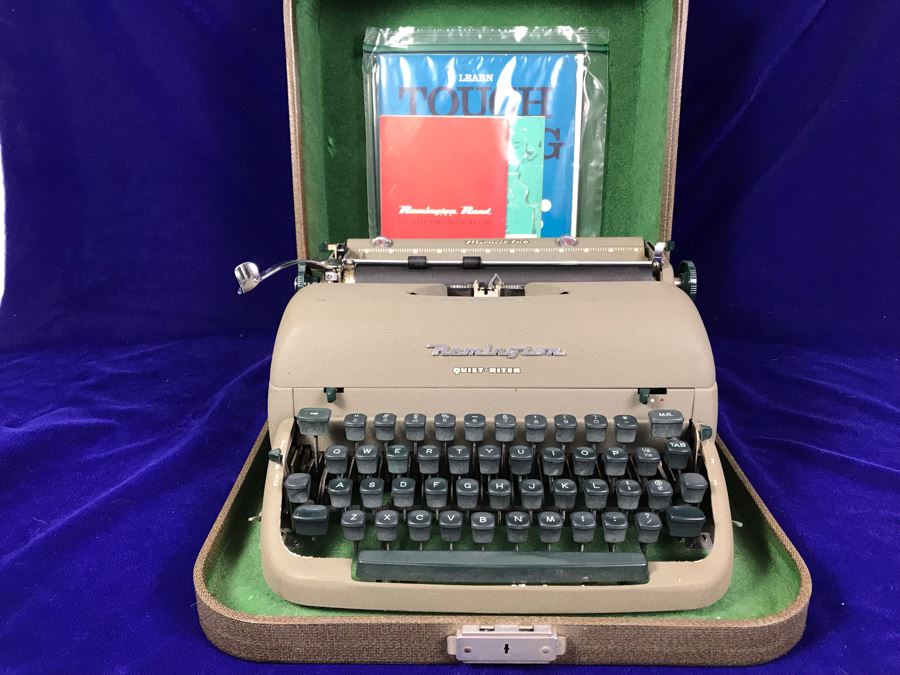JUST ADDED - Vintage Remington Quiet-Riter Typewriter With Case And Manuals [Photo 1]