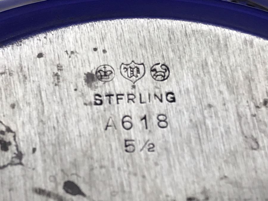 Pair Of Sterling Silver Items - Trinket Dish And Footed Bowl - 63g Unweighted + 307g Weighted Sterling [Photo 9]