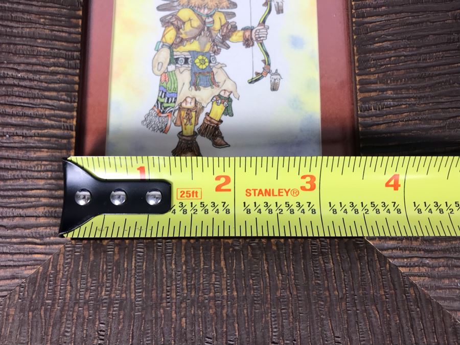 Original 2005 Framed Painting By Pete Sumatzkuku Hopi Native American Artist 3' X 4' [Photo 8]