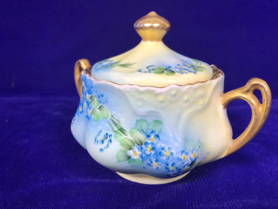 Pair Of Hand Painted Bavarian China Pieces [Photo 8]