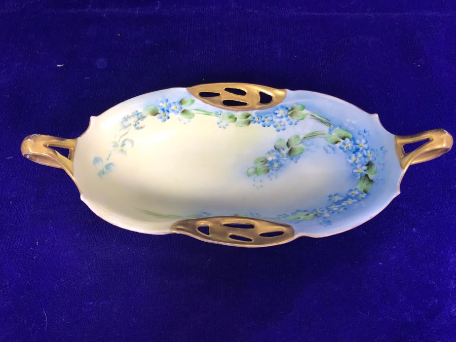 Pair Of Hand Painted Bavarian China Pieces [Photo 3]