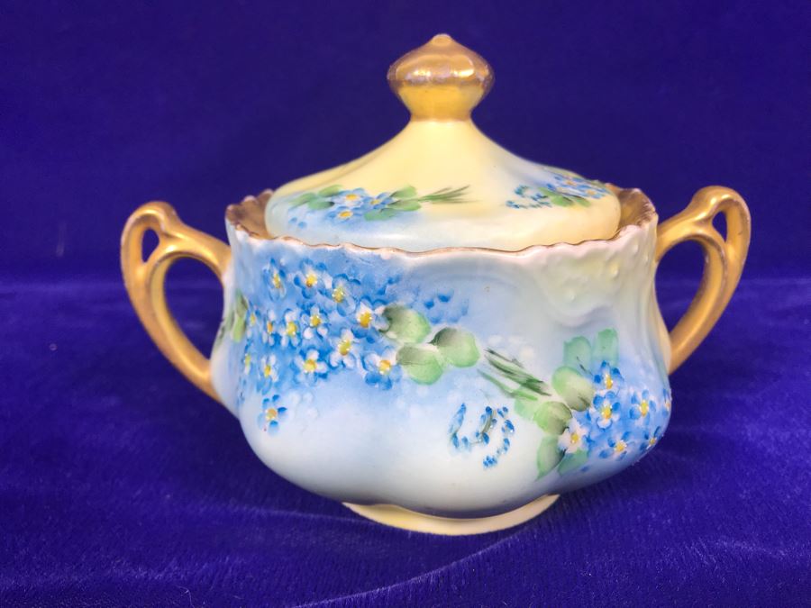 Pair Of Hand Painted Bavarian China Pieces [Photo 2]