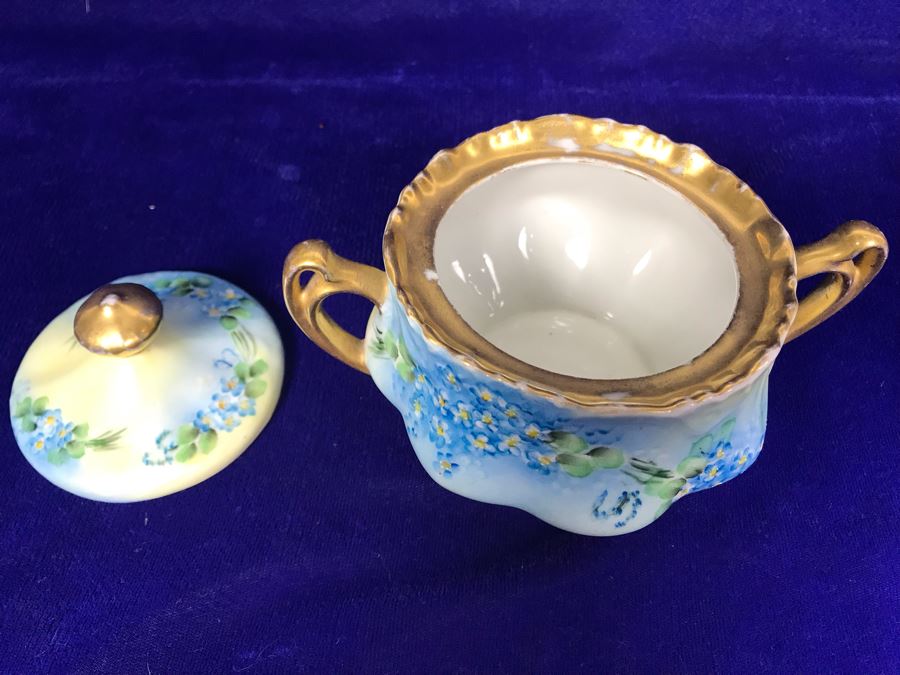 Pair Of Hand Painted Bavarian China Pieces [Photo 9]
