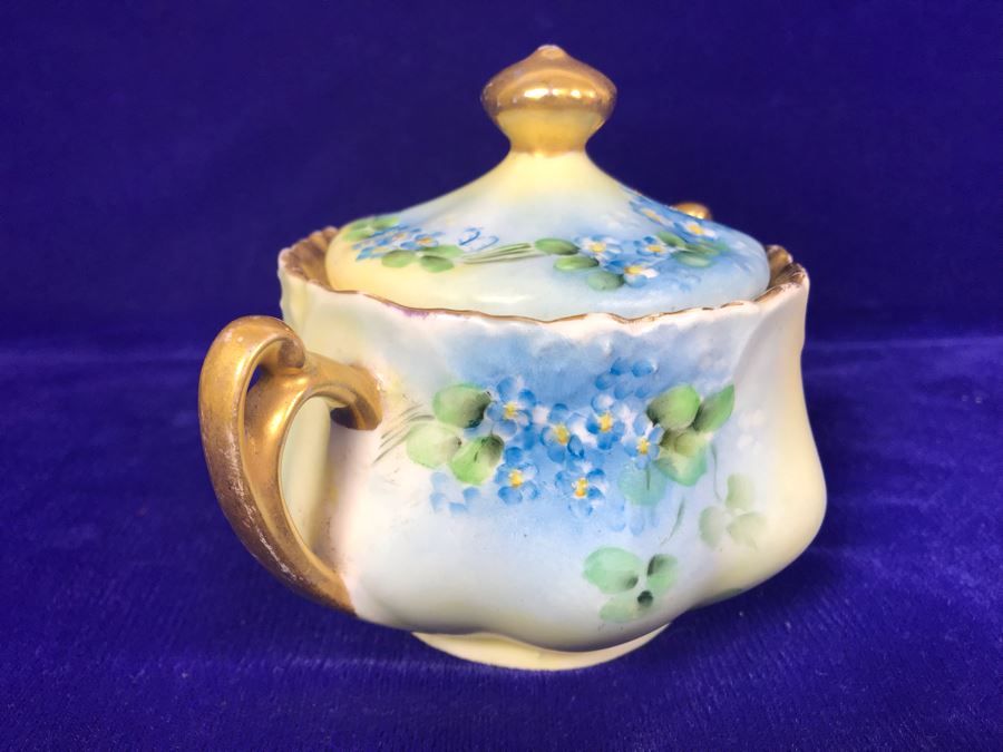 Pair Of Hand Painted Bavarian China Pieces [Photo 7]