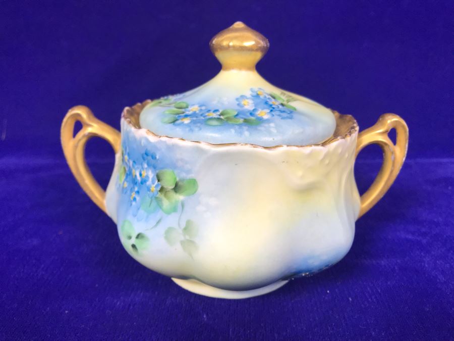 Pair Of Hand Painted Bavarian China Pieces [Photo 4]