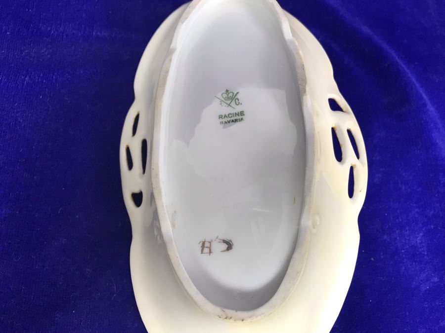 Pair Of Hand Painted Bavarian China Pieces [Photo 16]