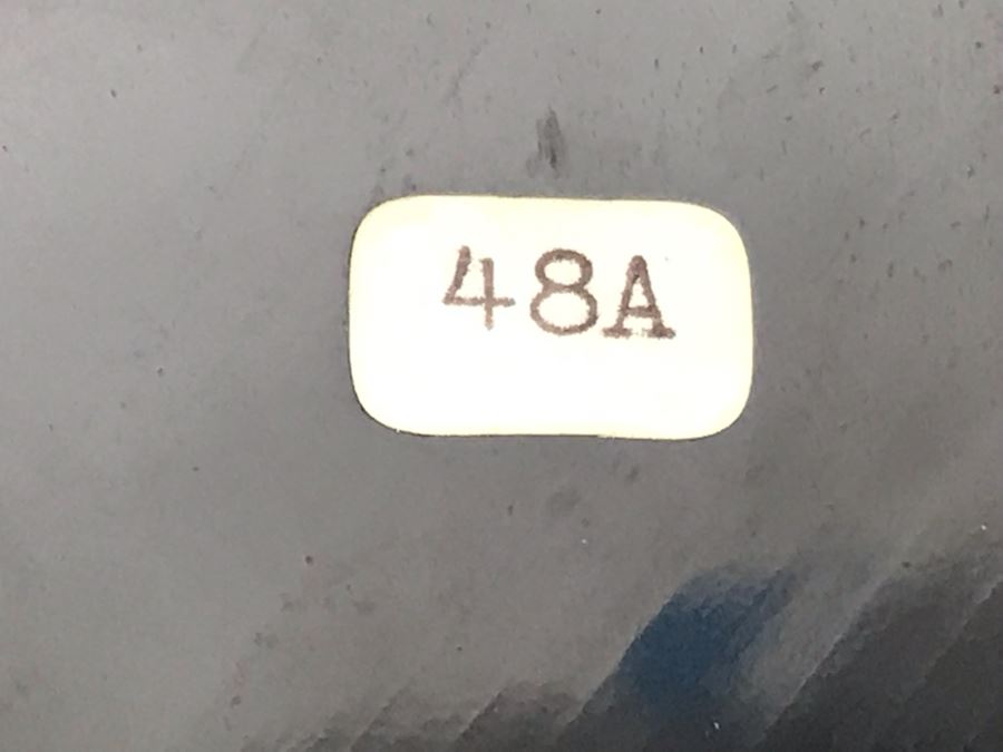 Stunning Vintage Asian Black And Gold Lacquer Divided Tray Box 12'R [Photo 18]