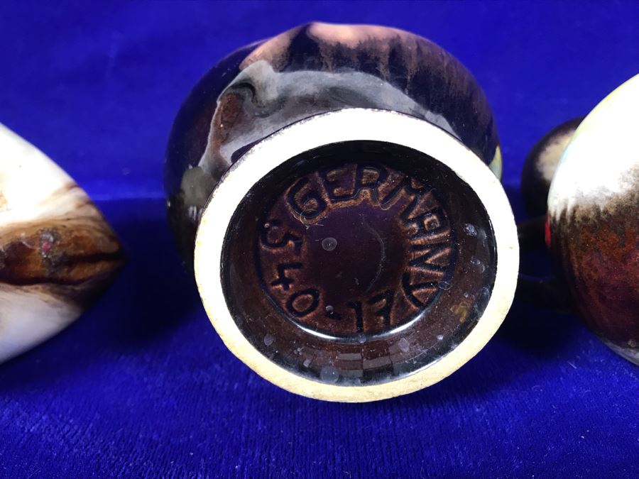 Vintage German Mid-Century Pottery Vase And Handled Pitchers [Photo 13]