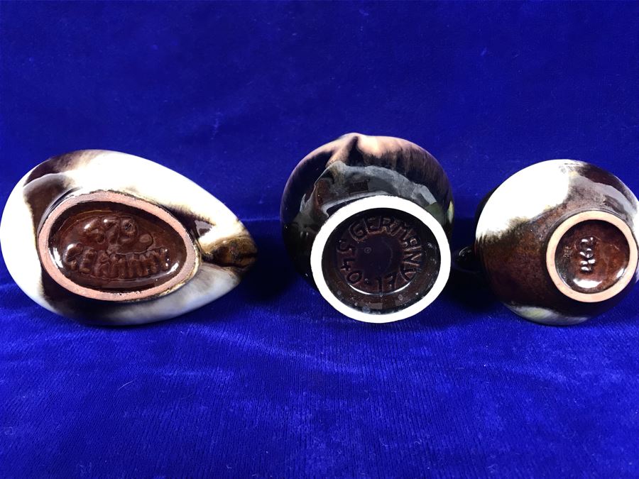 Vintage German Mid-Century Pottery Vase And Handled Pitchers [Photo 11]