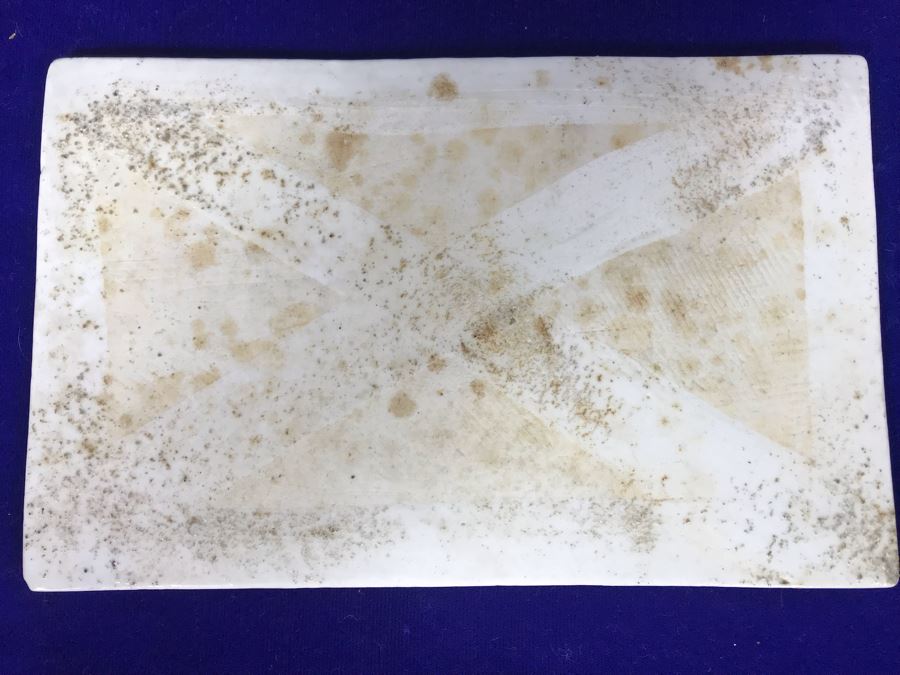 Antique Chinese Hand Painted Porcelain Tile 9' X 5.5' [Photo 15]