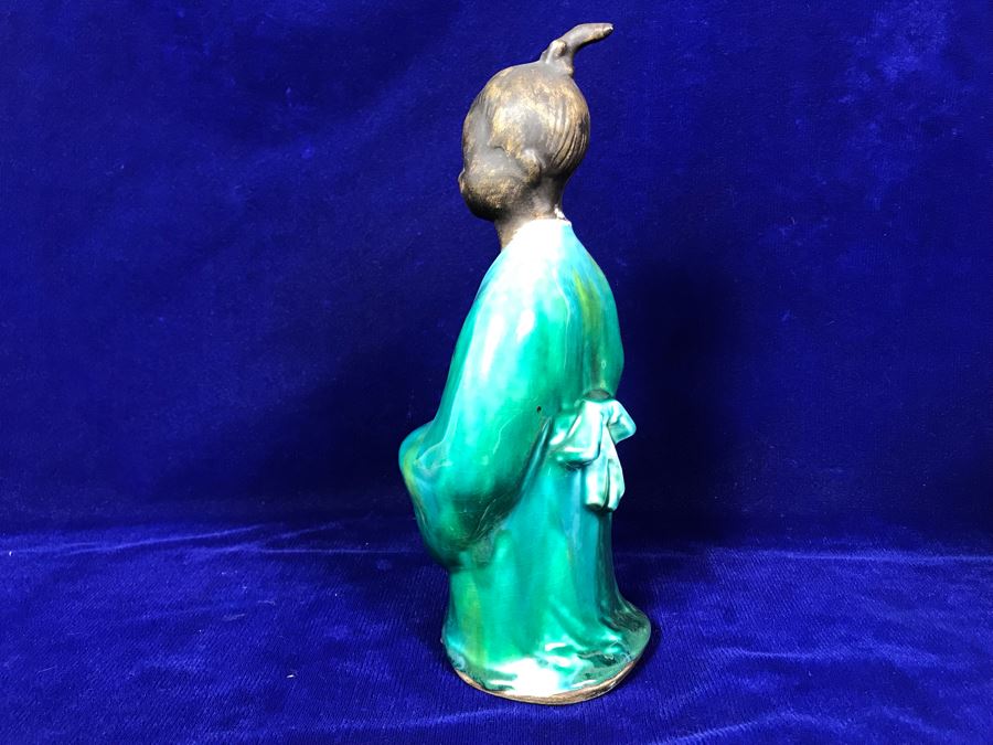 Vintage 1962 MCM Vohann Of California Asian Figurine 10'H [Photo 6]