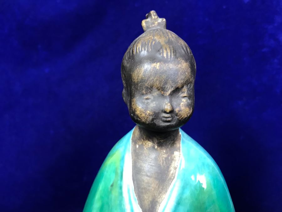 Vintage 1962 MCM Vohann Of California Asian Figurine 10'H [Photo 3]