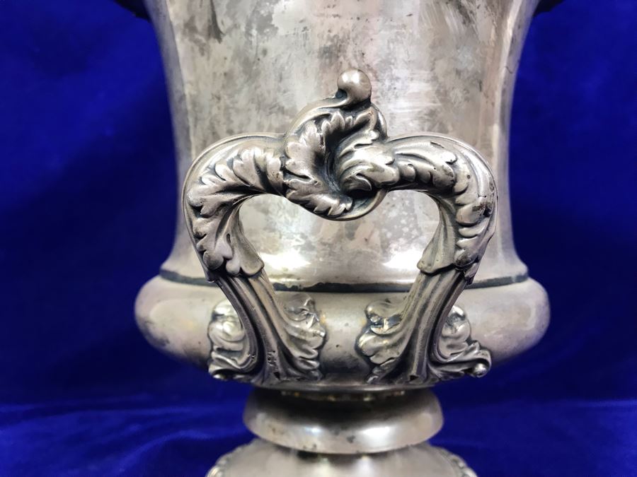 Antique Champagne Bucket Bearing Coat Of Arms 9.5'H [Photo 8]