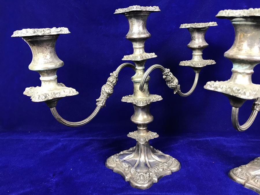 Pair Of Vintage Candelabras [Photo 4]