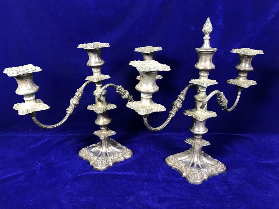 Pair Of Vintage Candelabras [Photo 2]