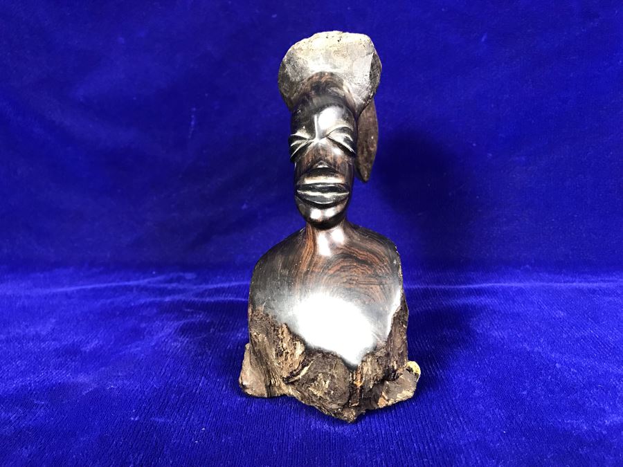 Carved Wooden Ethnic Figurine Sculpture 6.5'H [Photo 7]