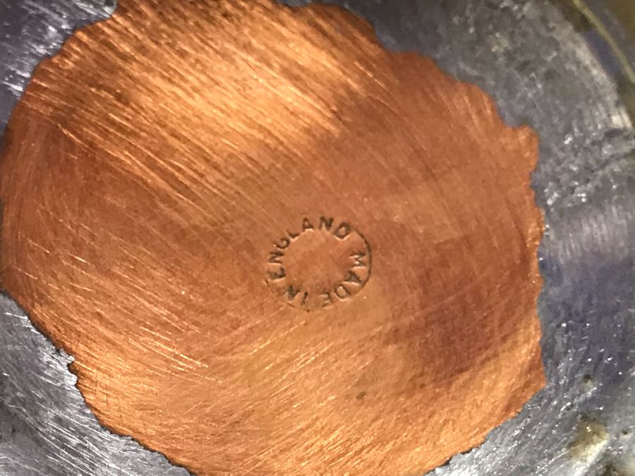 R: Vintage Tbilisi Ukraine USSR Pitcher, C: English Brass And Copper Vase, L: Mid-Century Japanese Pottery Vase [Photo 11]