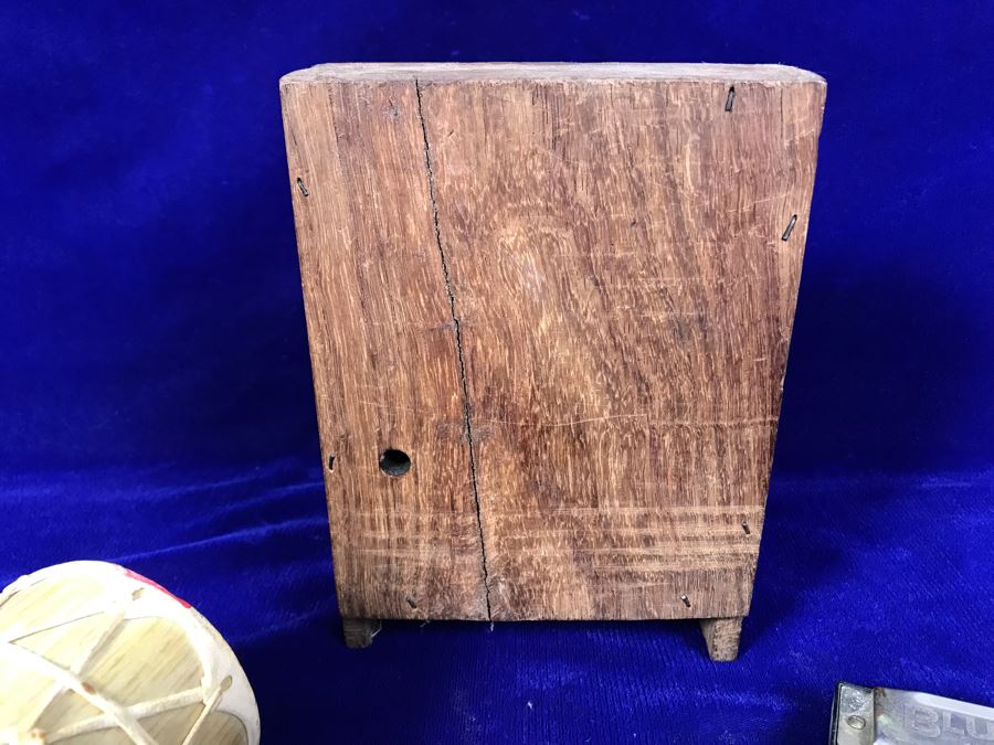 R: Bluesband Hohner Harmonica, C: Vintage African Mbira Musical Instrument, L: Rattle [Photo 7]