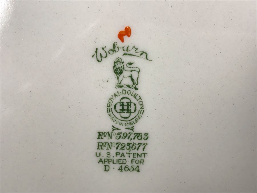 Vintage Royal Doulton China Set 'Woburn' Asian Pattern Made In England Apx 35+ Pieces [Photo 17]