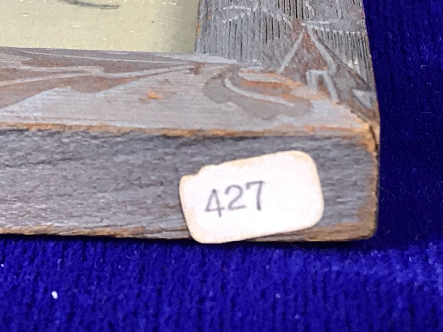 Vintage Original Signed Chinese Painting Featuring Black Crow Raven Bird On Tree Branch 8' X 14' [Photo 13]