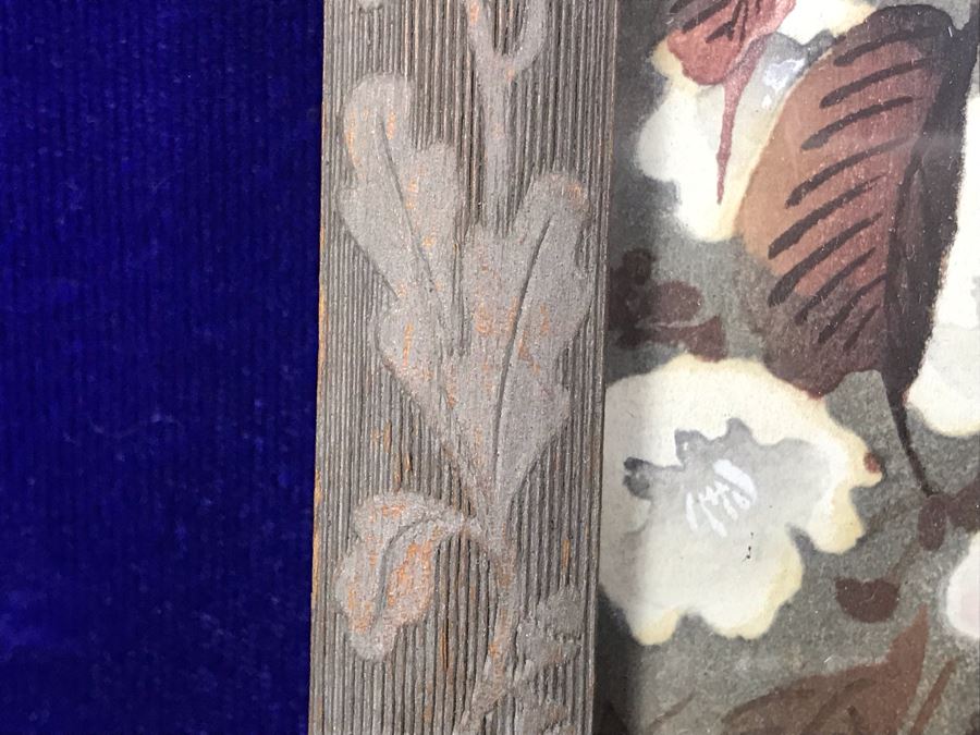 Vintage Original Signed Chinese Painting Featuring Black Crow Raven Bird On Tree Branch 8' X 14' [Photo 11]