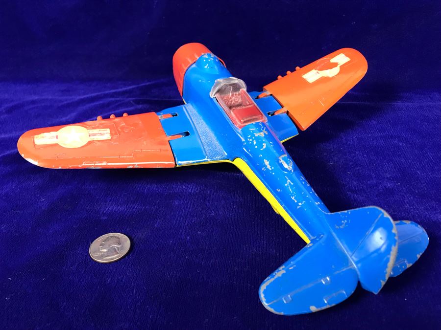 Vintage Hubley Metal Airplane Kiddie Toy 495 [Photo 5]