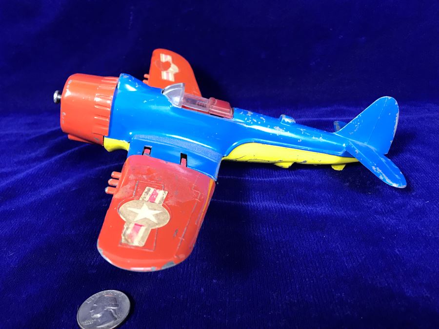 Vintage Hubley Metal Airplane Kiddie Toy 495 [Photo 4]