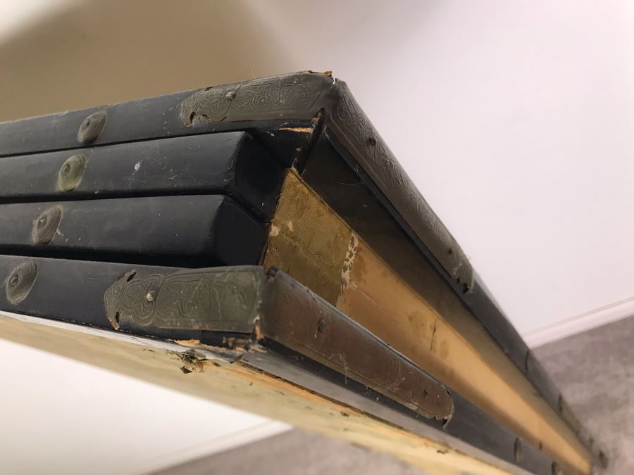 Original Asian Signed Painting Gold Folding Screen Divider 66' X 36' [Photo 23]