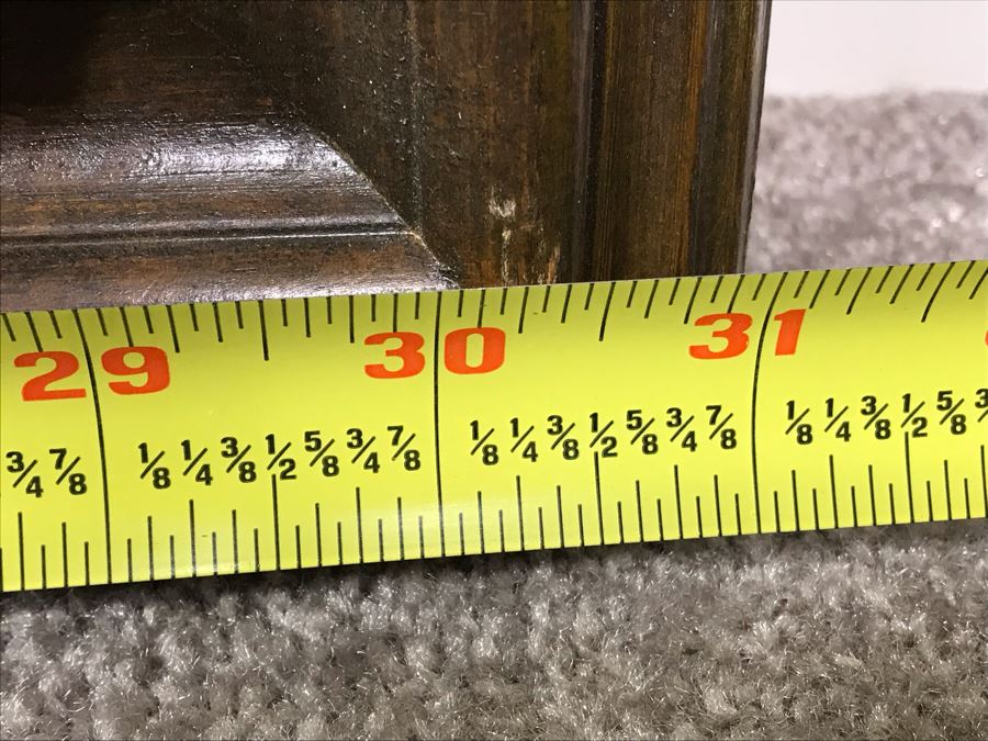 Framed Original Signed Oil Painting Of Shoreline Crashing Waves Signature Illegible 31' X 27' [Photo 7]